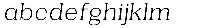 Gegisa Light Slant FONT