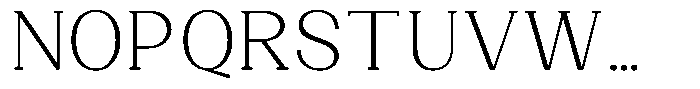 Gegisa Light Font UPPERCASE
