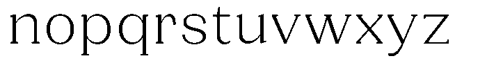 Gegisa Light Font LOWERCASE