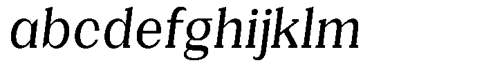 Gegisa Medium Condensed Slant FONT