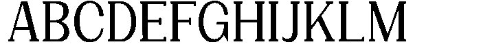Gegisa Medium Condensed Font UPPERCASE