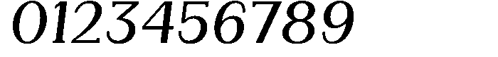 Gegisa Medium Expanded Slant Font OTHER CHARS