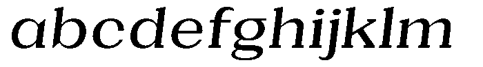 Gegisa Medium Expanded Slant FONT