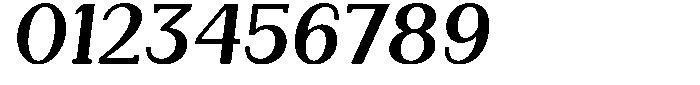Gegisa Semi Bold Expanded Slant Font OTHER CHARS