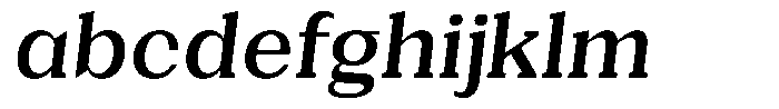 Gegisa Semi Bold Slant FONT