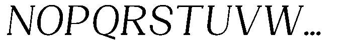 Gegisa Slant Font UPPERCASE
