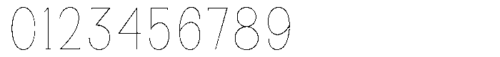 Gegisa Thin Condensed Font OTHER CHARS