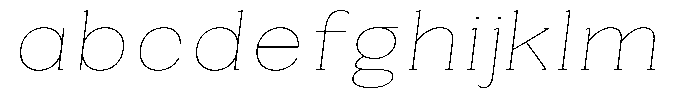 Gegisa Thin Expanded Slant FONT