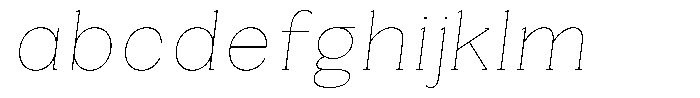 Gegisa Thin Slant FONT