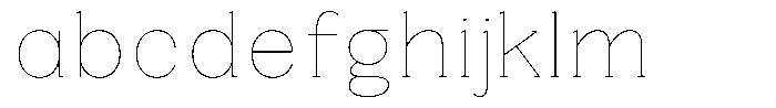 Gegisa Thin FONT