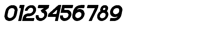 Gegola Oblique Font OTHER CHARS