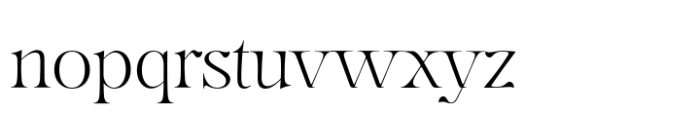 Gegor Extra Light Font LOWERCASE