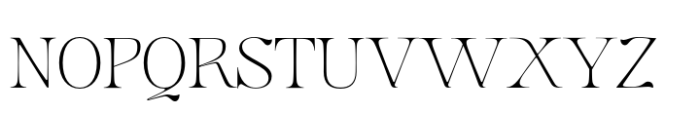Gegor Thin Font UPPERCASE