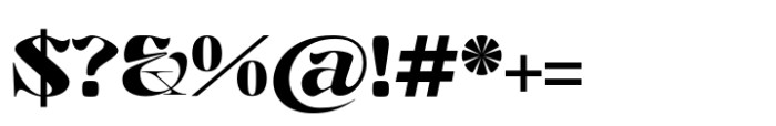 Gegor Ultra Bold Font OTHER CHARS