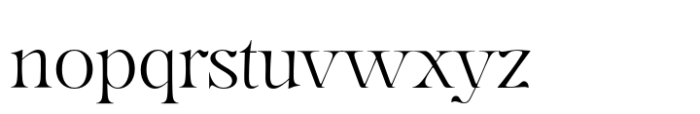 Gegor Ultra Light Font LOWERCASE