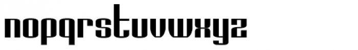 Geiger Font LOWERCASE