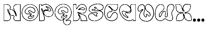 Geism Font LOWERCASE