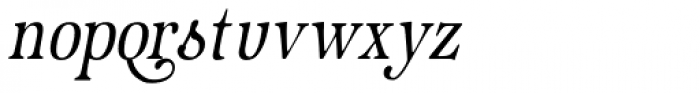 Geist Italic Font LOWERCASE