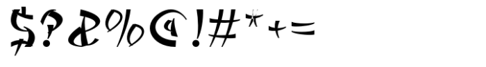 Gekkai Font OTHER CHARS