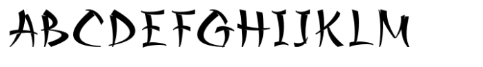 Gekkai Font UPPERCASE