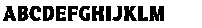 Geladine Black Font UPPERCASE
