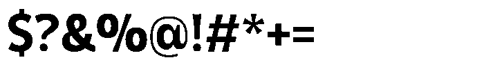 Geladine Bold Font OTHER CHARS