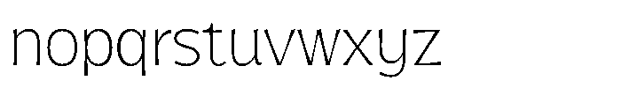 Geladine Extra Light Font LOWERCASE