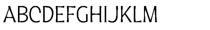 Geladine Light Font UPPERCASE