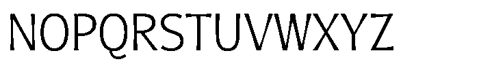 Geladine Light Font UPPERCASE