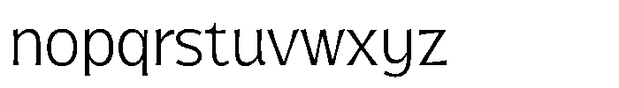 Geladine Light Font LOWERCASE