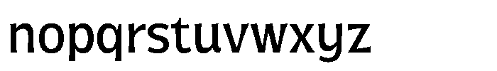 Geladine Medium Font LOWERCASE