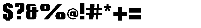 Gelageo Bold Font OTHER CHARS