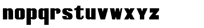 Gelageo Bold Font LOWERCASE