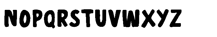 Gelato Press Regular Font LOWERCASE