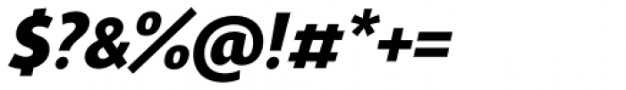Gelato Sans Bold Italic Font OTHER CHARS