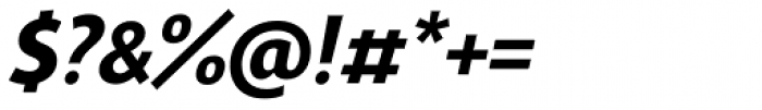 Gelato Sans Semi Bold Italic Font OTHER CHARS