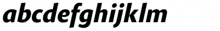 Gelato Sans Semi Bold Italic Font LOWERCASE