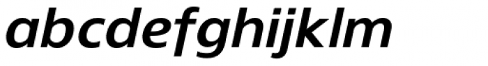 Gelder Sans Bold Italic Font LOWERCASE