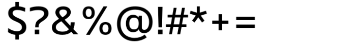 Gelder Sans Regular Font OTHER CHARS