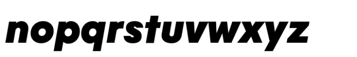 Geliat Alt Black Italic Font LOWERCASE