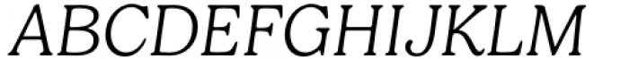 Gelica Extra Light Italic Font UPPERCASE