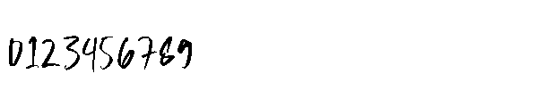 Gelishianta Signature Brush Font OTHER CHARS