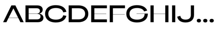 Gella Display Expanded SemiBold Font UPPERCASE