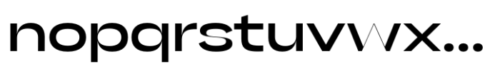 Gella Display Expanded SemiBold Font LOWERCASE