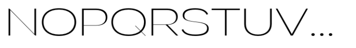 Gella Display Expanded UltraLight Font UPPERCASE