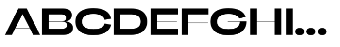 Gella Display ExtraExpanded ExtraBold Font UPPERCASE