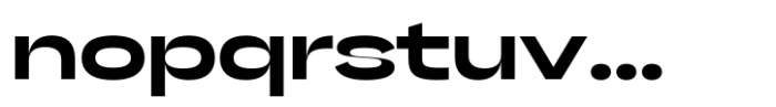 Gella Display ExtraExpanded ExtraBold Font LOWERCASE