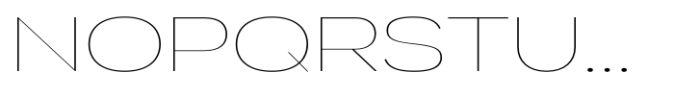 Gella Display ExtraExpanded Thin Font UPPERCASE