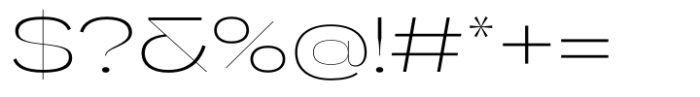 Gella Display ExtraExpanded UltraLight Font OTHER CHARS