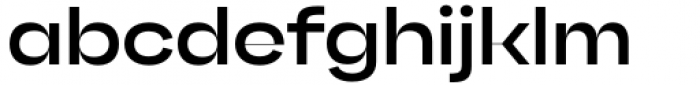 Gella Display Semi Expanded Semi Bold Font LOWERCASE